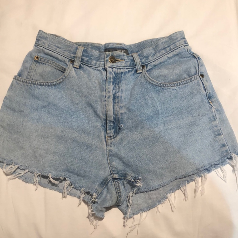 Vintage high waisted denim shorts